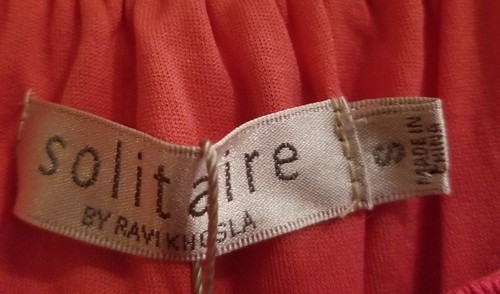 Solitaire Coral Sundress NWT (Size Small) Longer In Back - Imagen 4 de 6