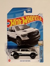 2024 Hot Wheels 2020 Ram 1500 Rebel 24/250 White Factory Fresh 3/10