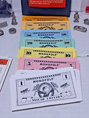 Nascar Monoply Collectors Edition 1997 Replacement Pieces Parts Pewter Tokens - Picture 6 of 9