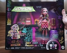 NIB Monster High Snack Shack Scare-adise Island Set Doll Lagoona Blue