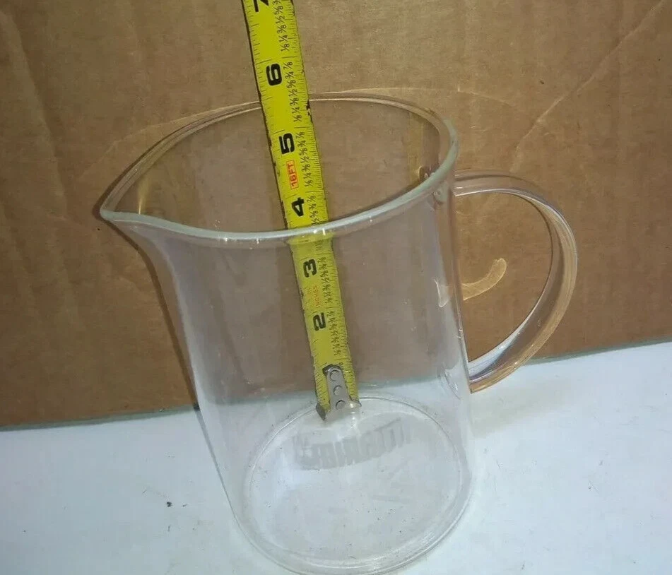 Bialetti Prensa Francesa Repuesto Vaso de Vidrio Café Leche Crema Foto 3 de 4