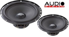 Audio System MXS 165 EVO 165 Mm Midrange Speakers 1 Pair