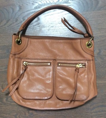 Fossil Karli Large Hobo Saddle Shoulder Leather SADDLE KARLI