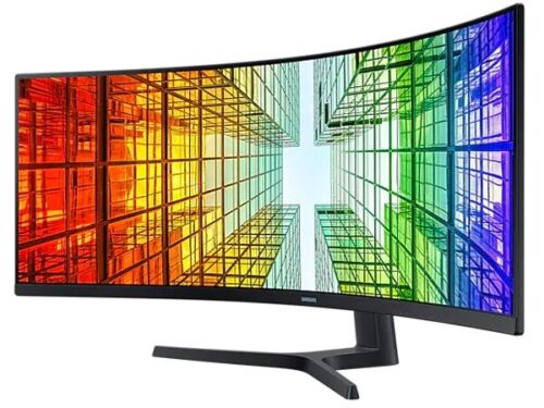 Samsung S9 49" Curved Monitor Dual QHD 32:9 LAN Port LS49A950UIEXXY 49inch - Picture 1 of 12