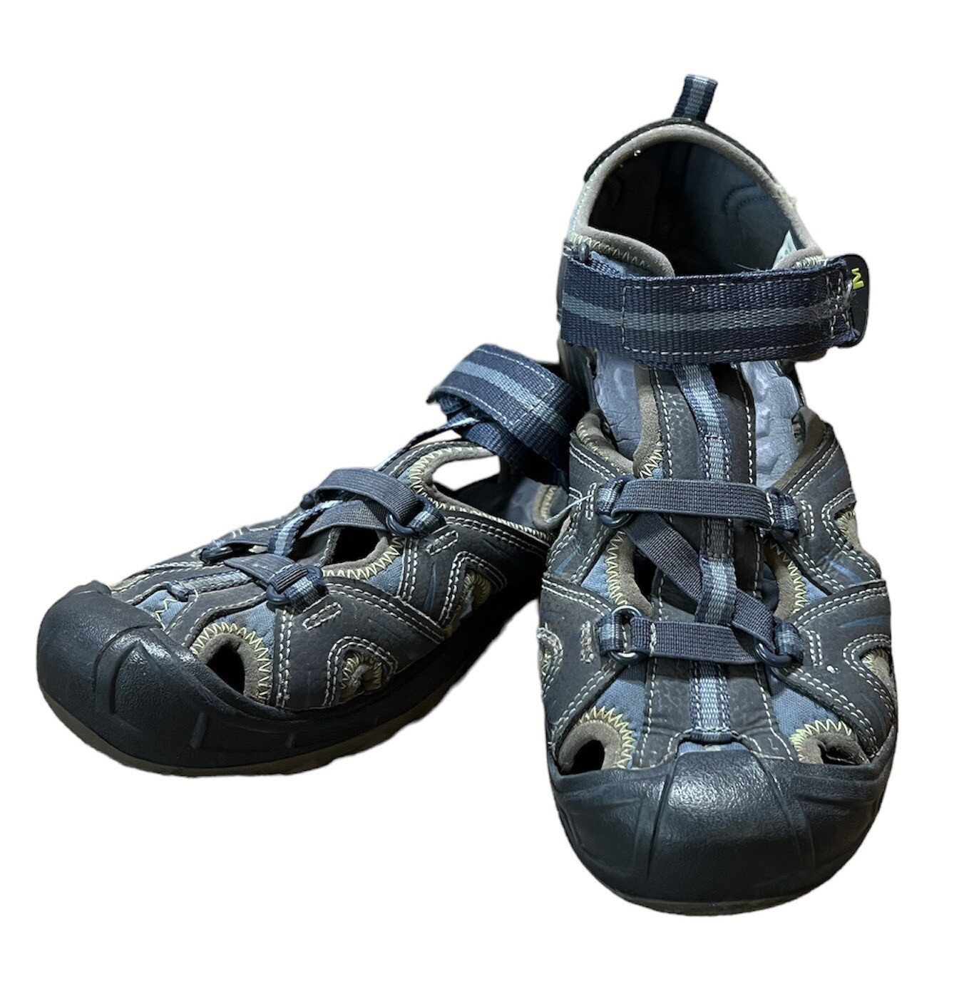 SANDALI MERRELL DA DONNA TAGLIA 6W HYDRO HIKER TRAIL BLU IN PELLE GRIGIA