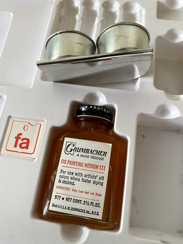 Vintage "Famous Artists Course for Talented Young People" Kit w/ Grumbacher Oils - Picture 12 of 15