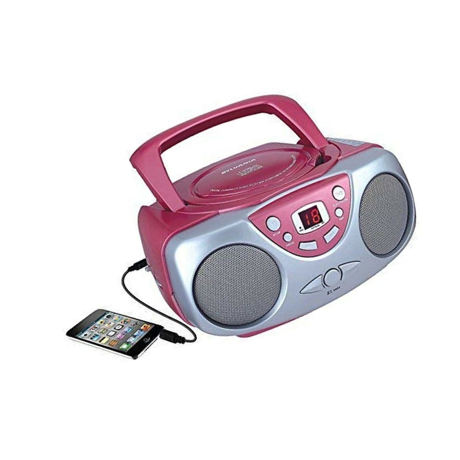 sylvania bluetooth portable cd radio boombox