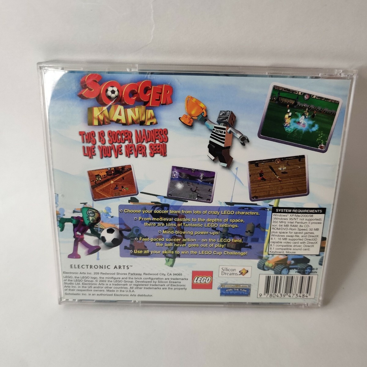 Lego Soccer Mania PC CD rom windows 95 98 2000 | eBay