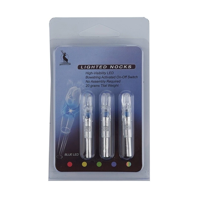 6pcs Archery Arrow Lighted Nocks Glowing Nock 6.2mm Insert Arrow Nock Tail DIY - Image 3 of 4