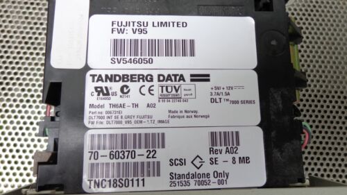 Tandberg Data DLT7000 35/70GB SCSI SE Tape Drive 006271EI Internal TH6AE-TH - Picture 2 of 3