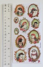 Violette Collection - BIRDS N GOLD PORTRAIT - 1 Sheet NEW RELEASE Stickers C321