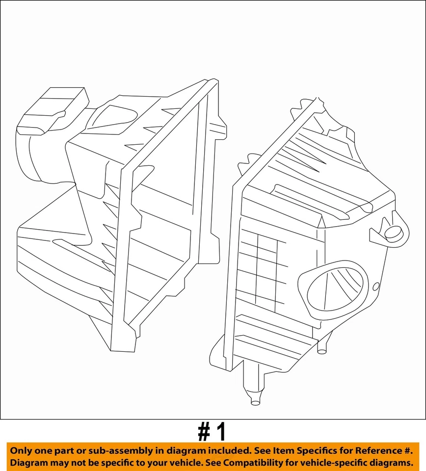 Б/у воздухоочиститель в сборе подходит: 2008 Mercury Mariner 3.0 класса A - Изображение 4 из 4