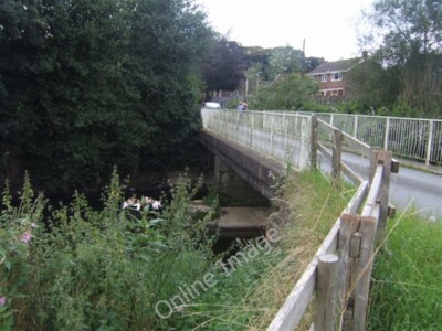 Photo 6x4 River Trent  Bridge Salt Narrow bridge leading in to the villag c2009