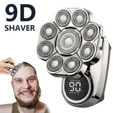 Electric Hair Remover Shavers Bald Head Razor Smooth Skull Cord Cordless Wet Dry