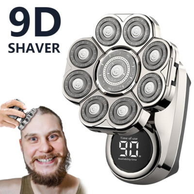 Electric Hair Remover Shavers Bald Head Razor Smooth Skull Cord Cordless Wet Dry