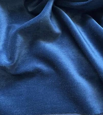 Midnight Blue - Upholstery Weight Velvet Fabric