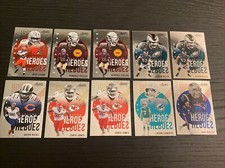 2021 Absolute Football HEROES Inserts Lot of 10 - Chubb Kelce Hicks Fuller MINT