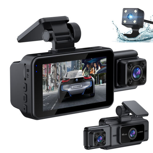 1080P Dashcam vorne und hinten Eingebaute WiFi GPS Dual Dash Kamera DVR Kamera - Bild 1 von 16