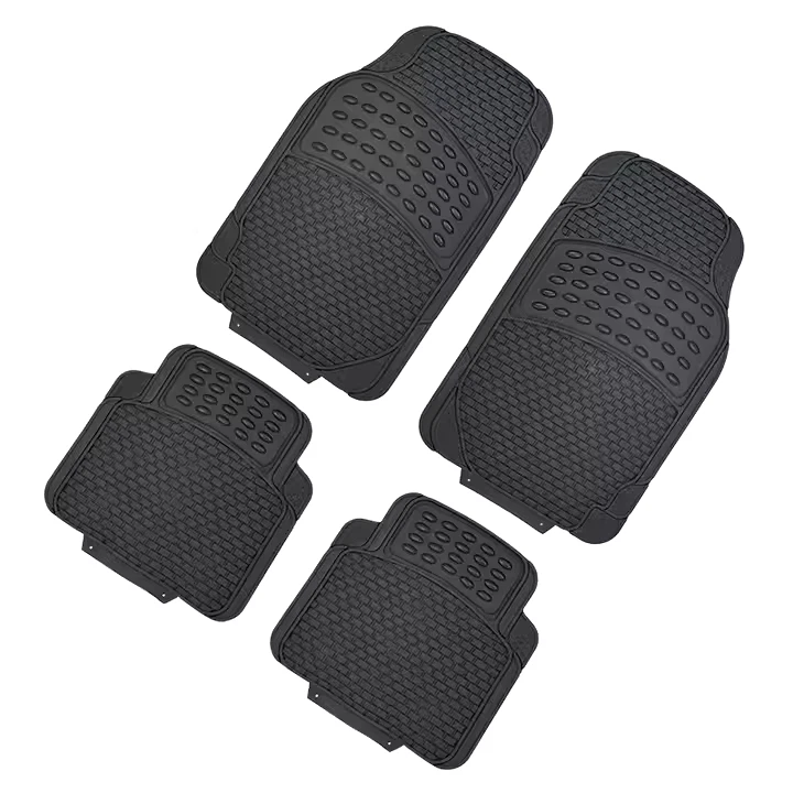 For all Jaguar Floor Mats Passenger Side 4 Pieces Quick Dry Rubber Material Blac - Image 2 of 4