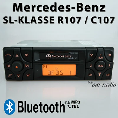 Original Mercedes R107 Radio Audio 10 BE3100 Bluetooth Radio MP3 C107 SL-Klasse - Bild 1 von 4