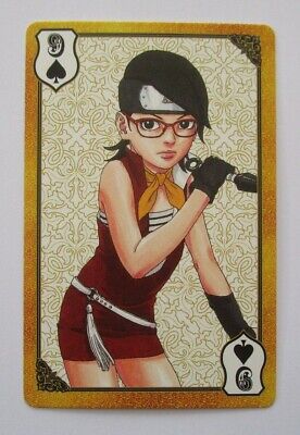 BORUTO Sarada Uchiha Playing Card Shonen Jump Manga