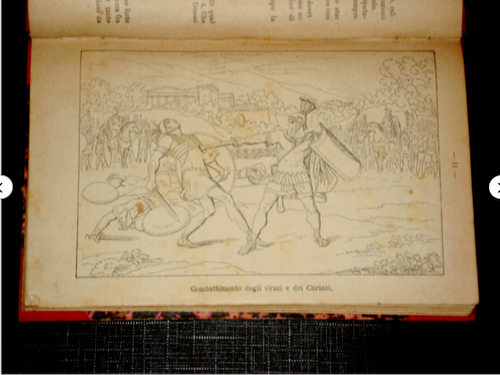 libro antico vintage usato illustrato libri narrativa di racconti storia patria