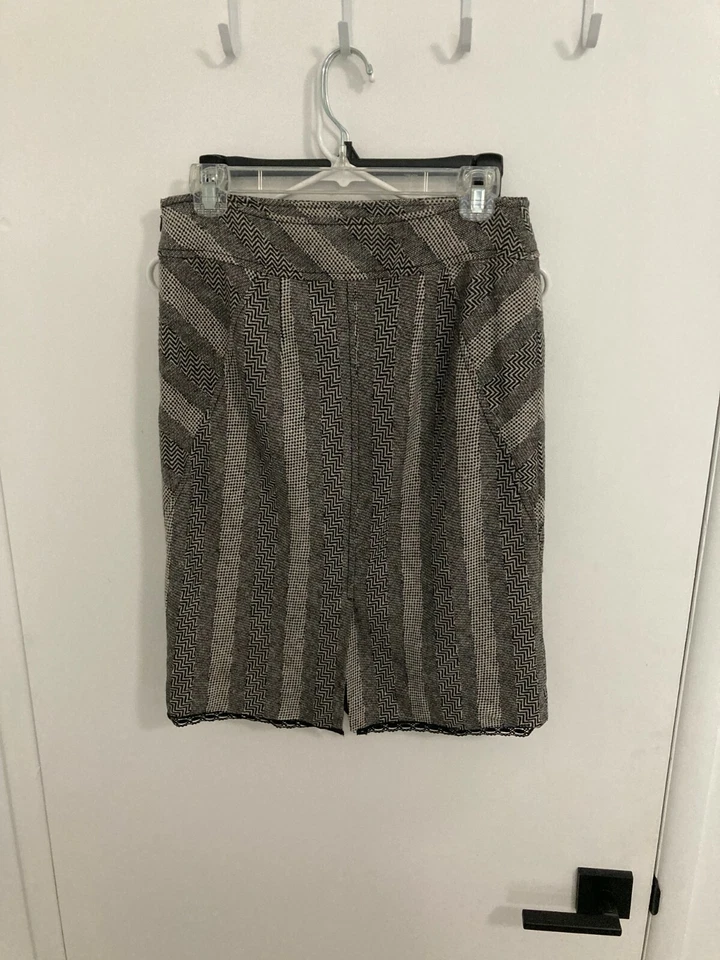 Alberto Makali Midi Mixed Pattern Pencil Skirt, Grey, 10 - Image 3 of 3