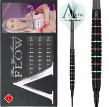 Dynasty Black Line Fallon Sherrock 3 MG Pink Soft Darts Arrows 21 grams