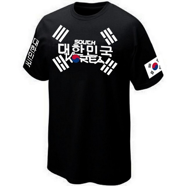 SOUTH KOREA Flag TSHIRT Silkscreen eBay