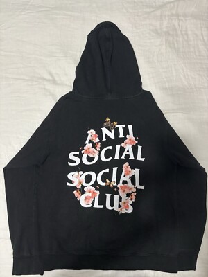 Anti Social Social Club ASSC Hoodie  Kkotch Black  Size S