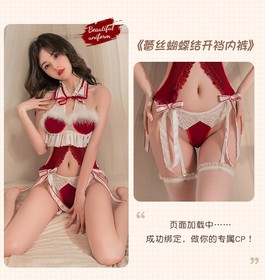 Sexy Lingerie Plush Cute Girl Bodysuits Bowknot Cosplay Sailor Jumpsuit Costumes