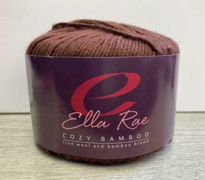 Ella Rae Cozy Bamboo Doppelstrickgarn Wolle 50g - 23 Choco Chip