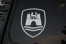Wolfsburg Vinyl Sticker Decal  VW Car Racing Volkswagen Golf Jetta Rally (V110)