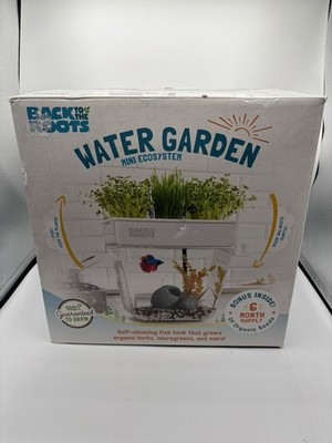 Back to the Roots Water Garden Self-Cleaning Fish Tank/Mini Aquaponic Ecosystem 