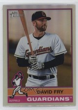 2025 Topps Heritage High Number SP Chrome Refractor David Fry #408 yl0