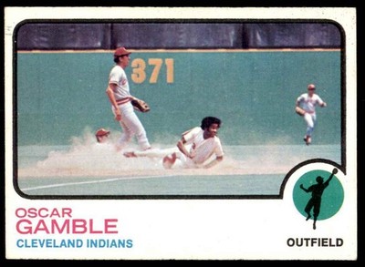 1973 TOPPS OSCAR GAMBLE CLEVELAND INDIANS #372