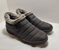 Minnetonka Timpson Tulsa Boots Women's US 8M Gray Faux Fur Ankle