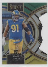 2023 Panini Select Premier Level Green & Yellow Prizm Die-Cut Kobie Turner 1e8u
