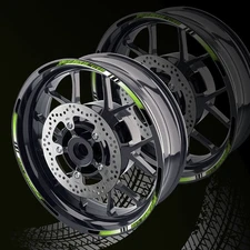 Green 17'' Rim Wheel Sticker Decal Strip Tape P05B For Honda CB300F