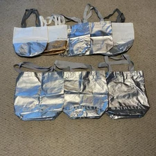 Athleta Reusable Large Small Handle Reusable Bags Totes Shopping Lot of 10