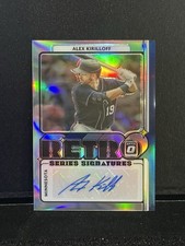 2021 Donruss Optic ALEX KIRILLOFF Retro Series Signature Holo Silver AUTO RET-AK