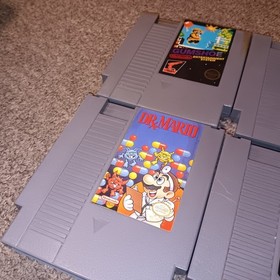 LOT OF 6 NES NINTENDO GAMES = TYSON PUNCH-OUT DONKEY KONG GUMSHOE DR. MARIO BLOB
