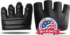 Guantes de entrenamiento, microguantes cortos para levantamiento de pesas con al