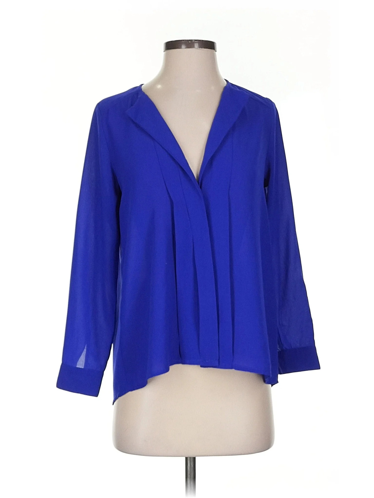 H&M Women Blue 3/4 Sleeve T-Shirt 2