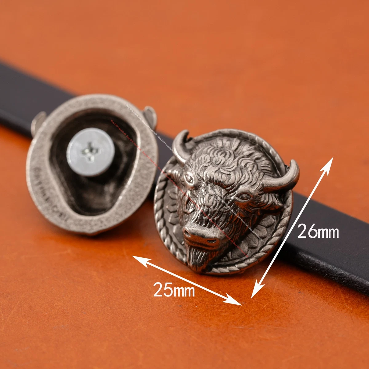 Ancien Concho (clou) En Argent Massif Pour Selle Western Ou Bosal, Fait Au Mexique