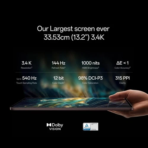 OnePlus Pad 4 Snapdragon® 8 Elite Gen 5 Platform 12GB + 512GB | WiFi | Sage Mist - Picture 6 of 10