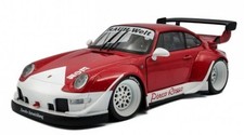 Porsche 911 (993) RWB Body Kit Porco Rosso 2020 Red 1:18 Diecast Model Car | Sol
