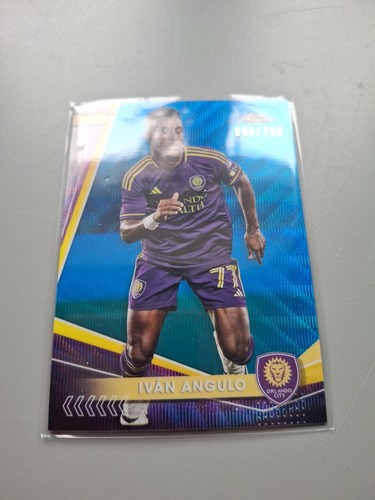 Orlando City Footballer Ivan Angulo 098/150 Topps MLS 2024 FOIL CARD - Picture 3 of 4