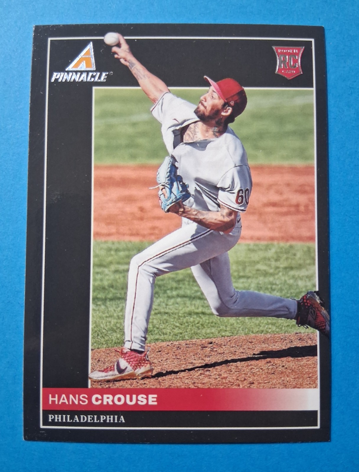 2022 Panini Chronicles Pinnacle Hans Crouse RC #10 Philadelphia Phillies 
