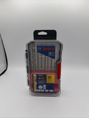Bosch LBHXS7U 7 pc. Hex Shank Hammer Drill Masonry Bit Set